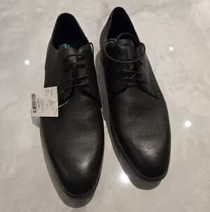 Black Leather Oxfords (Size 12) by Maritan Verona